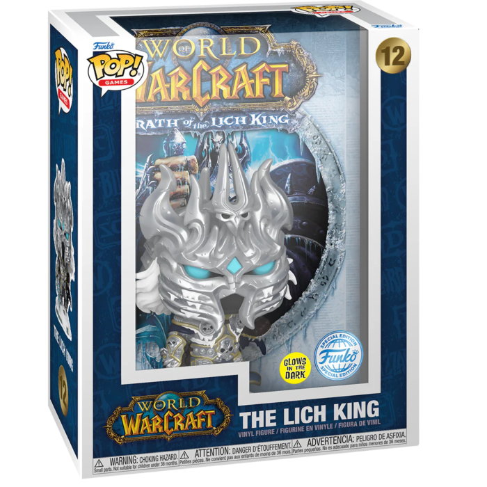 Funko Pop! Games Covers - World of Warcraft: Wrath of the Lich King - Lich King Glow in the Dark