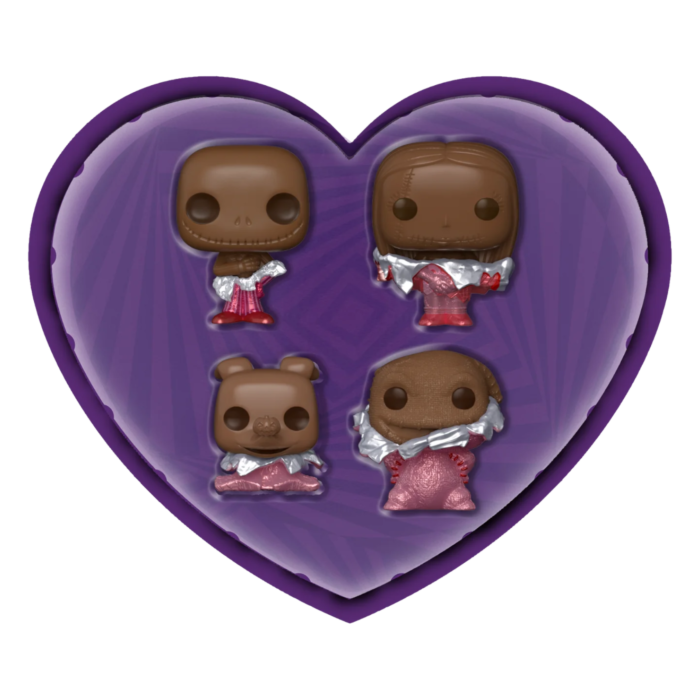 Funko Pop! The Nightmare Before Christmas - Valentines 2024 (Chocolate) Pocket Box - 4-Pack - The Amazing Collectables