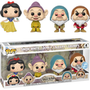 Funko Pop! Snow White and the Seven Dwarfs (1937) - Dopey, Sleepy, Doc & Snow White Diamond Glitter - 4-Pack - The Amazing Collectables