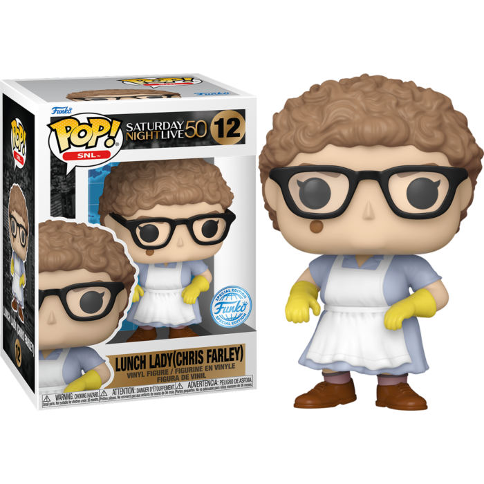 Funko Pop! Saturday Night Live: 50th Anniversary - Lunch Lady (Chris Farley)