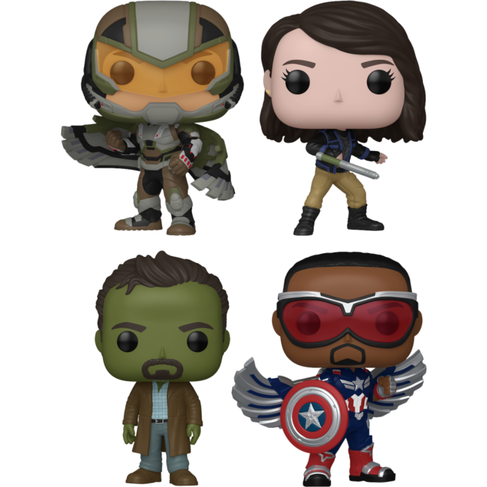 Funko Pop! Captain America: Brave New World - A Weapon in Control - Bundle (Set of 4)