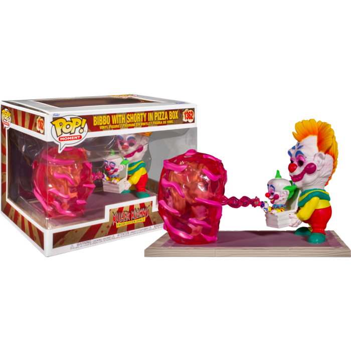 Funko Pop! Killer Klowns From Outer Space - Bibbo with Shorty in Pizza Box Movie Moments - 2-Pack - The Amazing Collectables