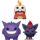 Funko Pop! Pokemon - Fuecoco, Gengar & Zorua - Bundle (Set of 3)