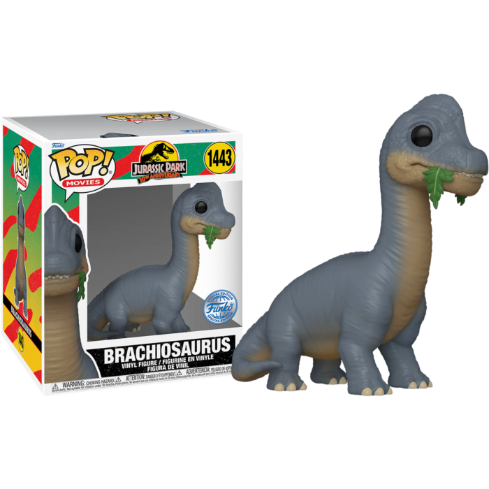 Funko Pop! Jurassic Park 30th Anniversary - Brachiosaurus 6" Super Sized
