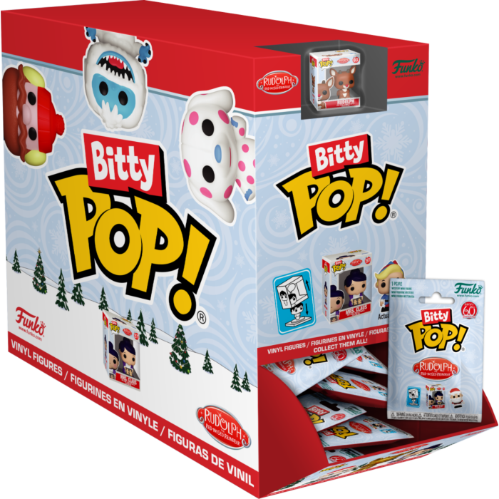 Funko Pop! Rudolph the Red Nosed Reindeer - Bitty Pop! Blind Bag Vinyl Figure (Display of 32 Units)