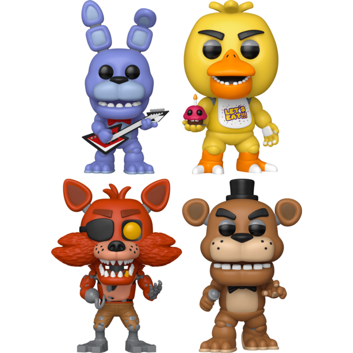 Funko Pop! Five Nights at Freddy's: 10th Anniversary - The Twisted Ones - Bundle (Set of 4)