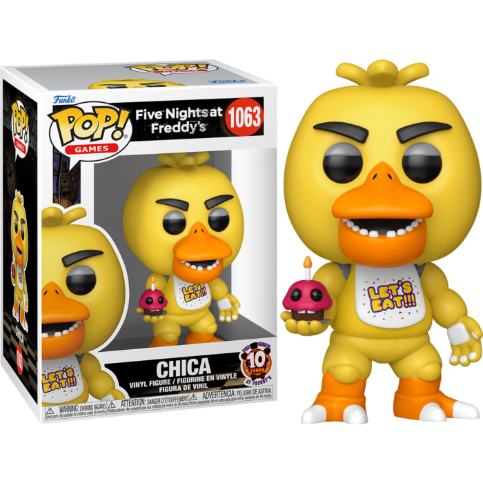 Funko Pop! Five Nights at Freddy's: 10th Anniversary - Chica with Cupcake