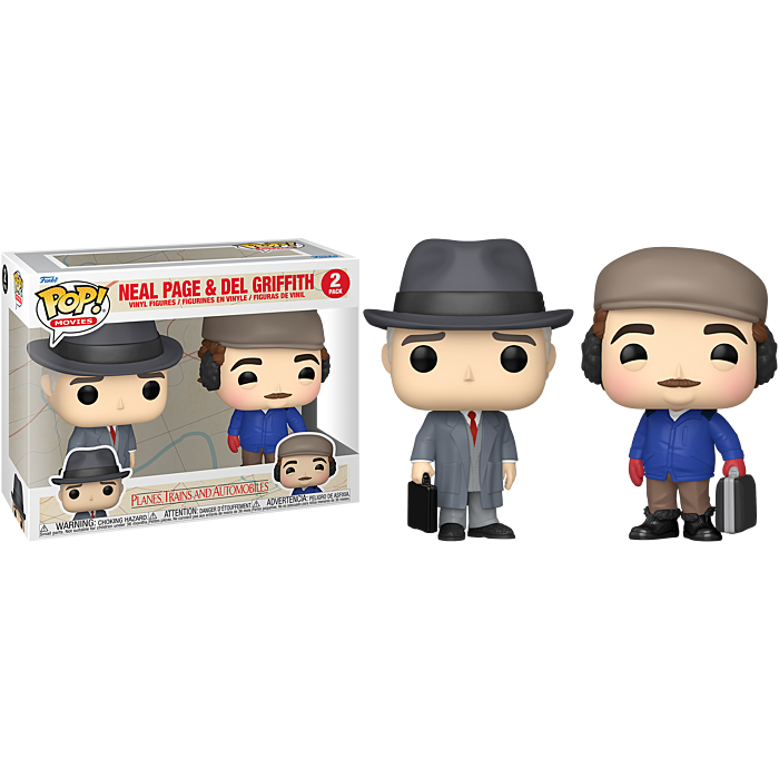 Funko Pop! Planes, Trains and Automobiles - Neal Page & Del Griffith - 2-Pack