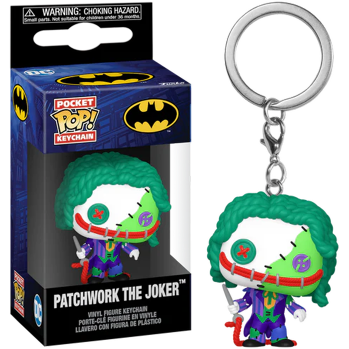 Funko Pocket Pop! Keychain - DC Comics - Patchwork The Joker - The Amazing Collectables