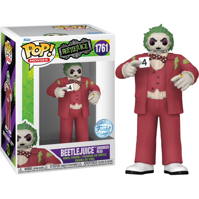 Funko Pop! Beetlejuice - Beetlejuice (Shrunken Head)