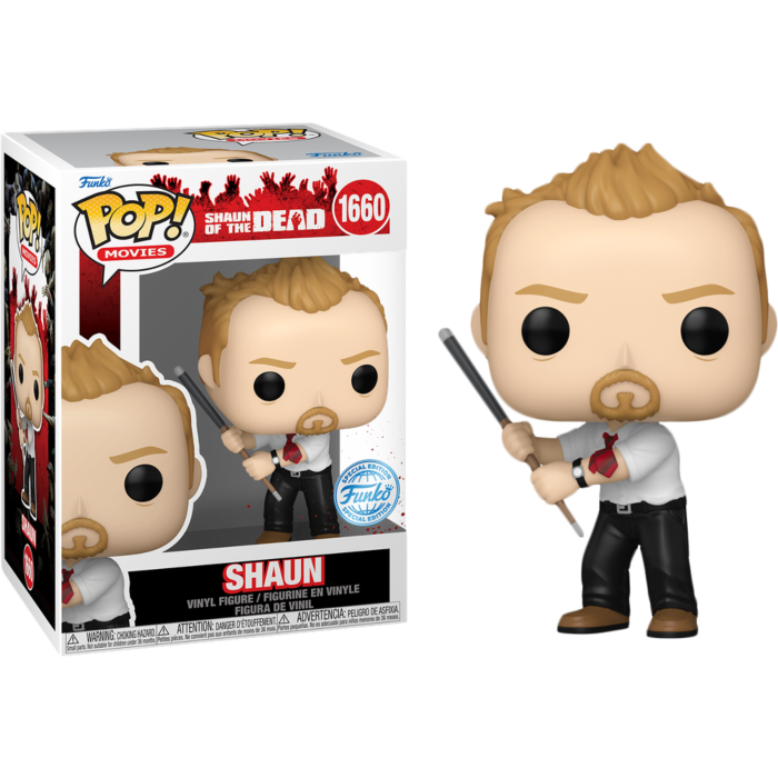 Funko Pop! Shaun of the Dead - Shaun with Pool Cue