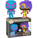 Funko Pop! Spider-Man: Across the Spider-Verse - Spider-Man 2099 & Spider-Man India Blacklight - 2-Pack - The Amazing Collectables
