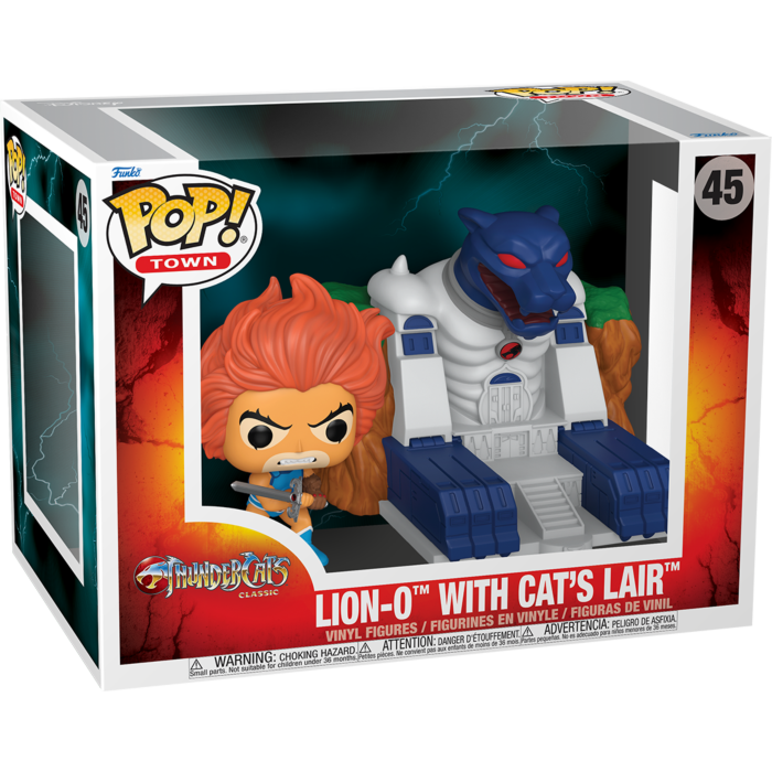 Funko Pop! Town - Thundercats - Lion-O with Cat's Lair