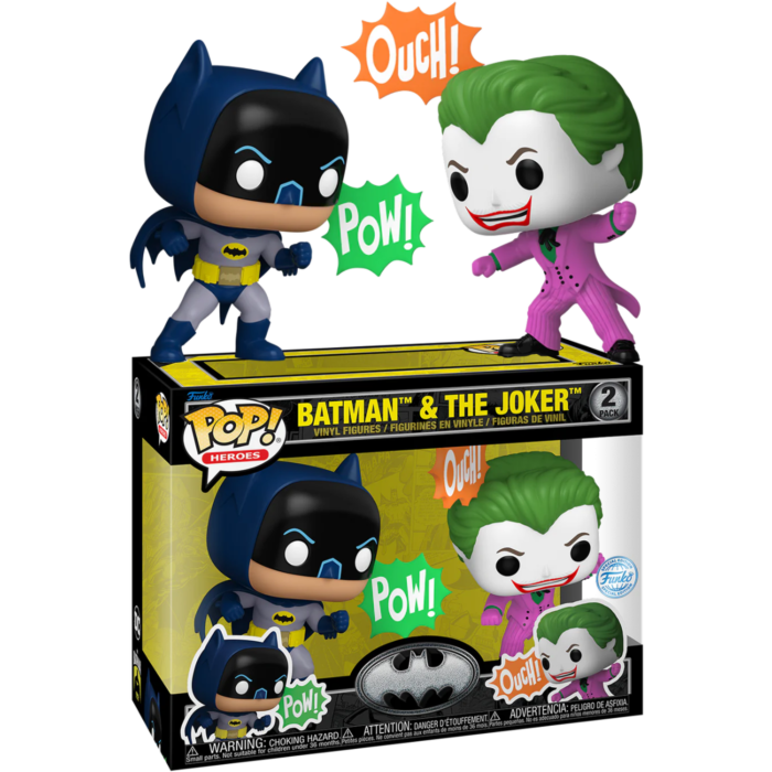 Funko Pop! Batman - Batman & The Joker (1966) 85th Anniversary - 2-Pack - The Amazing Collectables