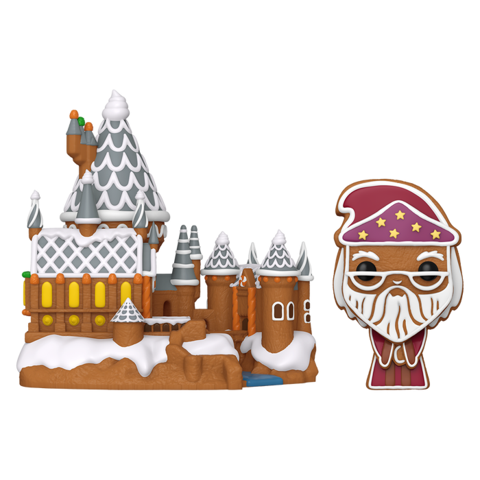 Funko Pop! Town - Harry Potter - Gingerbread Albus Dumbledore with Hogwarts