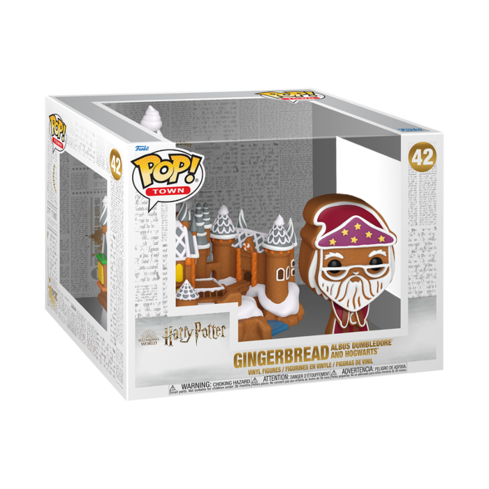 Funko Pop! Town - Harry Potter - Gingerbread Albus Dumbledore with Hogwarts