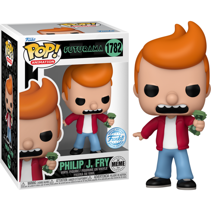 Funko Pop! Futurama - Philip J. Fry "Shut Up and Take My Money" Meme