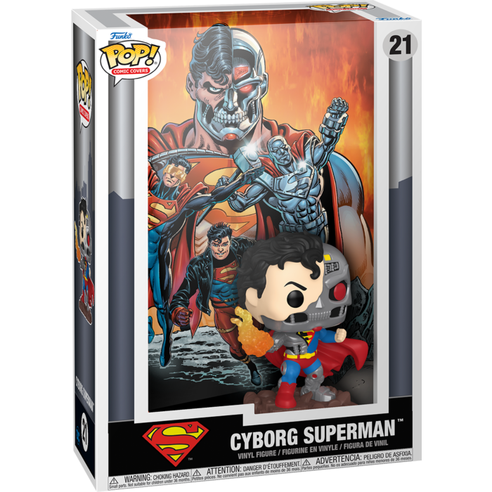 Funko Pop! Comic Covers - DC Comics: Reign of the Supermen - Cyborg Superman