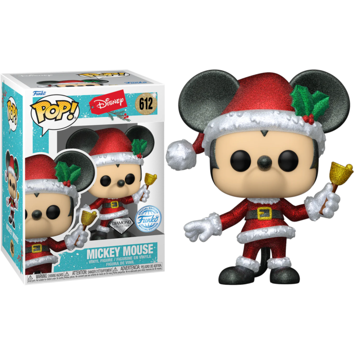 Funko Pop! Disney: Holiday - Mickey Mouse Diamond Glitter