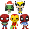 Funko Pop! Marvel: Holiday - A Very Merry Snikt!mas - Bundle (Set of 5) - The Amazing Collectables