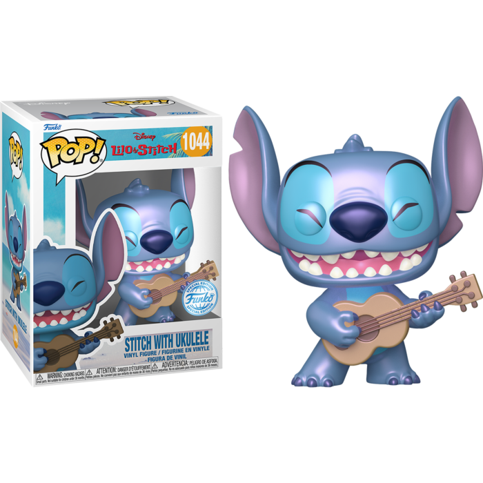 Funko Pop! Lilo & Stitch - Stitch with Ukulele (Pearlescent)