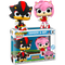 Funko Pop! Sonic the Hedgehog - Shadow & Amy Flocked - 2-Pack - The Amazing Collectables
