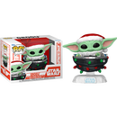 Funko Pop! Star Wars: The Mandalorian - Grogu with Santa Hat in Pram (Holiday)