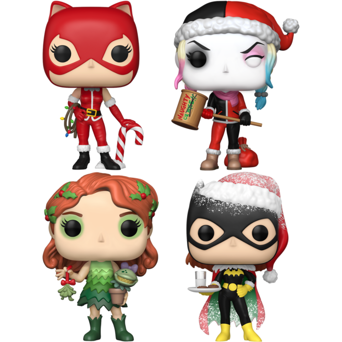 Funko Pop! DC Comics - Gotham's Holiday Havoc Pop! Vinyl Bundle (Set of 4)