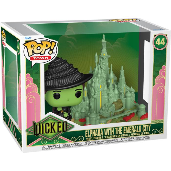 Funko Pop! Town - Wicked (2024) - Elphaba with the Emerald City