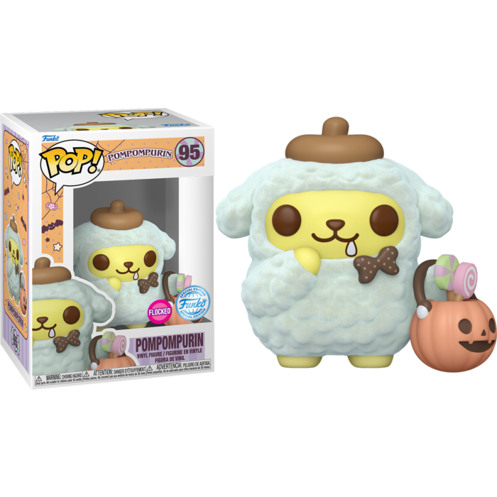 Funko Pop! Sanrio - Pompompurin Halloween Flocked