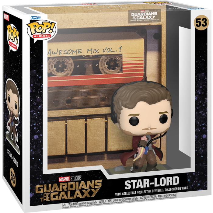 Funko Pop! Albums - Guardians of the Galaxy - Star Lord with Awesome Mix Vol. 1