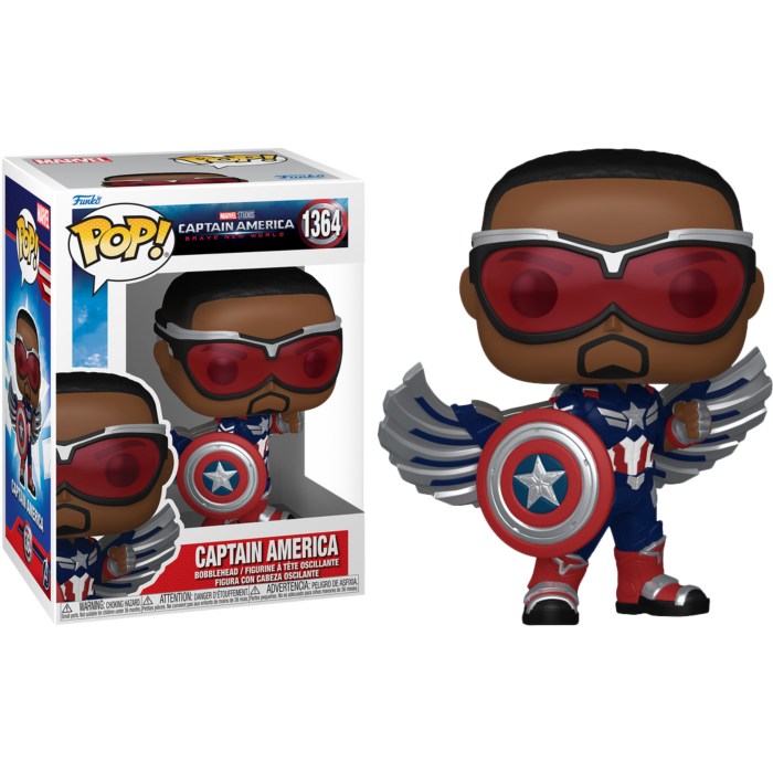 Funko Pop! Captain America: Brave New World - Captain America (Sam Wilson)