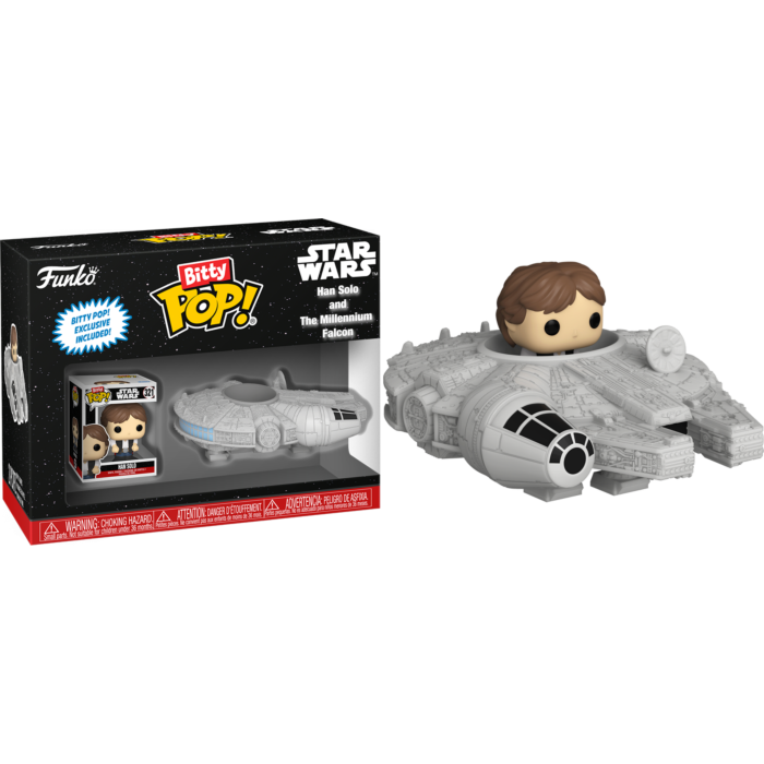 Funko Pop! Rides - Star Wars - Han Solo & The Millennium Falcon Bitty