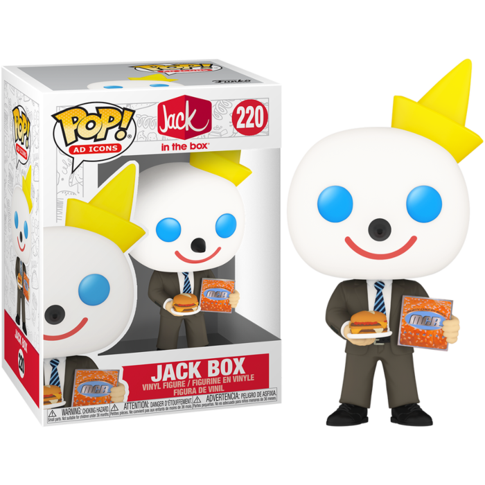 Funko Pop! Ad Icons: Jack in the Box - Jack Box with Burger
