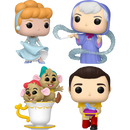 Funko Pop! Cinderella (1950): 75th Anniversary - Bibbidi-Bobbidi-Boo - Bundle (Set of 4)