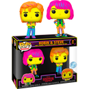 Funko Pop! Stranger Things 4 - Robin & Steve Blacklight - 2-Pack - The Amazing Collectables