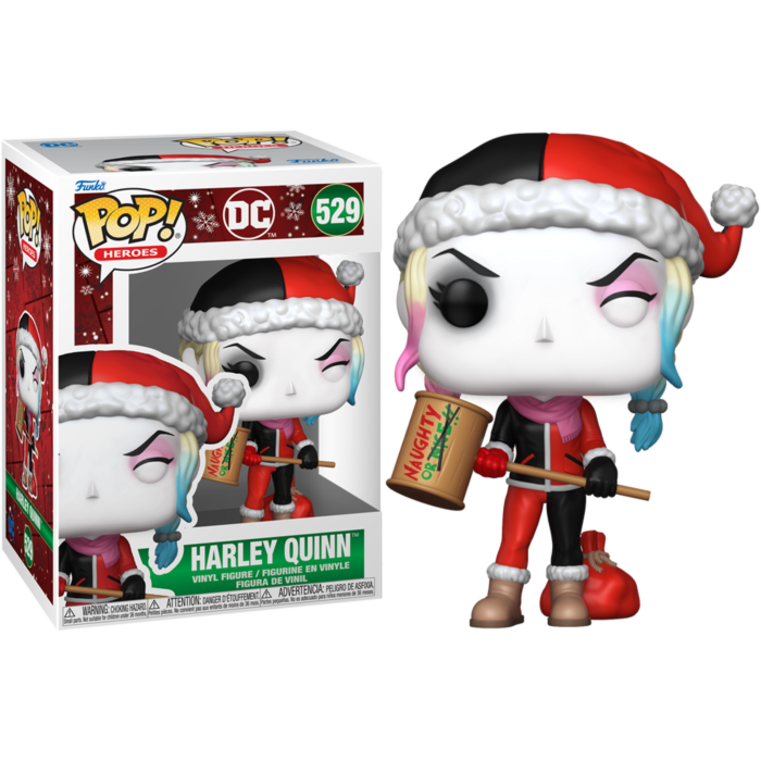 Funko Pop! DC Comics - Harley Quinn with Naughty Mallet Holiday