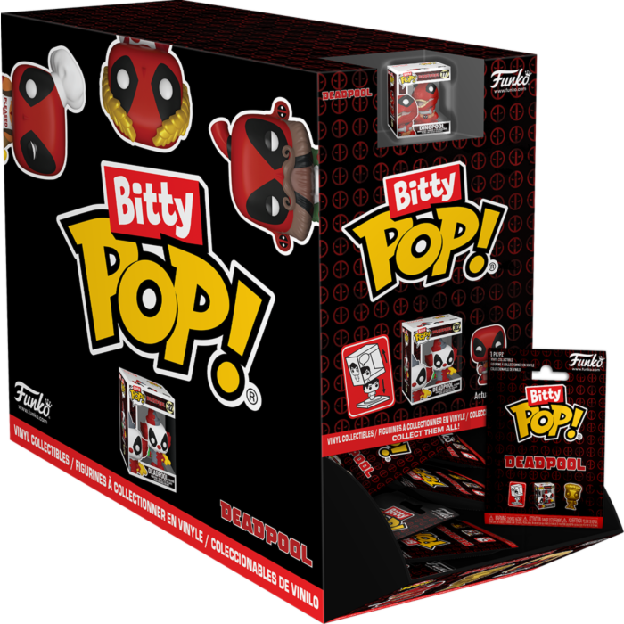 Funko Pop! Deadpool - Bitty Pop! Mystery Blind Bag Vinyl Figure (Display of 32 Units)