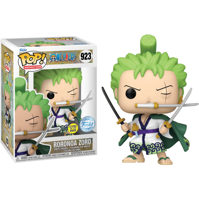 Funko Pop! One Piece - Roronoa Zoro with Swords Glow in the Dark