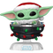 Funko Pop! Star Wars: The Mandalorian - Grogu with Santa Hat in Pram (Holiday)