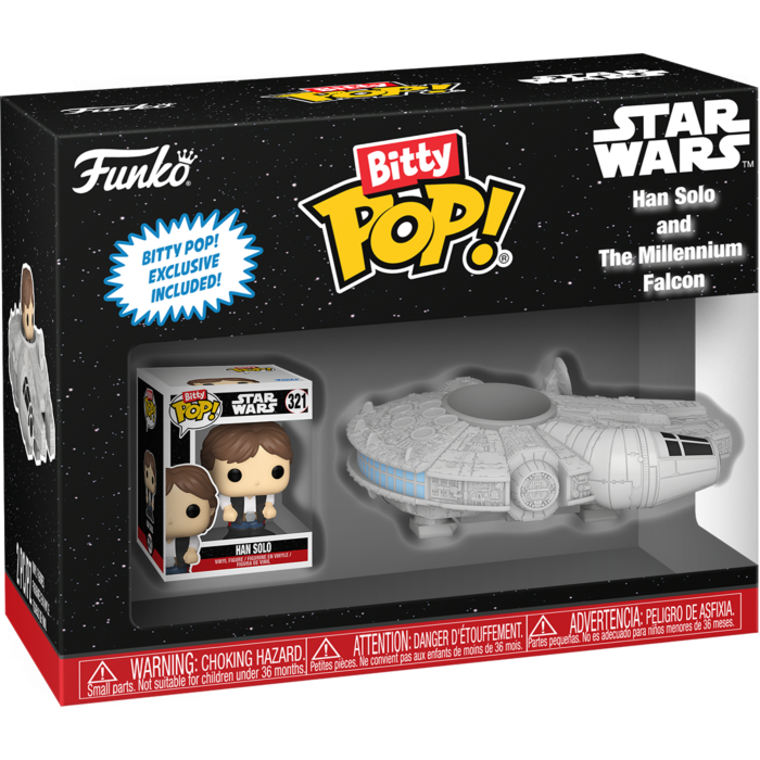 Funko Pop! Rides - Star Wars - Han Solo & The Millennium Falcon Bitty