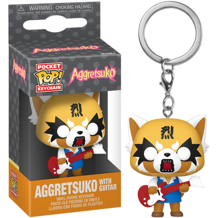 Funko Pocket Pop! Keychain - Aggretsuko - Aggretsuko with Guitar