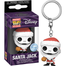 Funko Pocket Pop! Keychain - The Nightmare Before Christmas - Santa Jack with Jack-O-Lantern