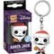 Funko Pocket Pop! Keychain - The Nightmare Before Christmas - Santa Jack with Jack-O-Lantern