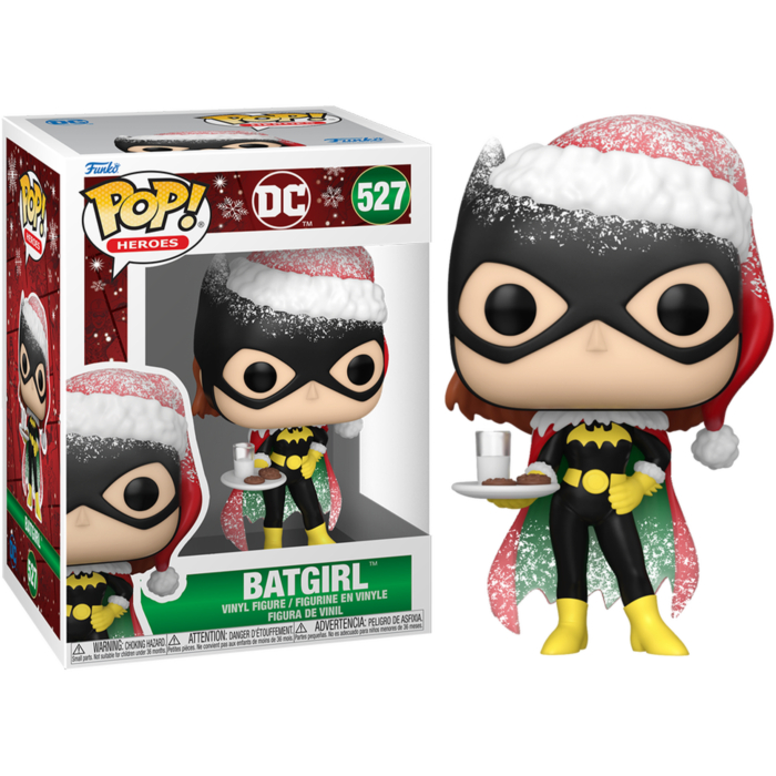 Funko Pop! DC Comics: Batman - Batgirl with Milk & Cookies Holiday