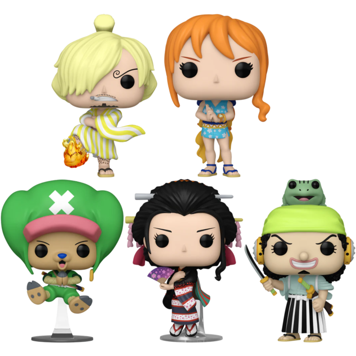 Funko Pop! One Piece - Straw Hat Pirate - Bundle (Set of 5) - The Amazing Collectables