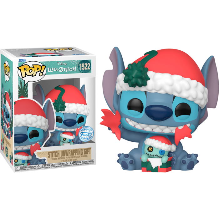 Funko Pop! Lilo & Stitch - Stitch Unwrapping Gift (Holiday)