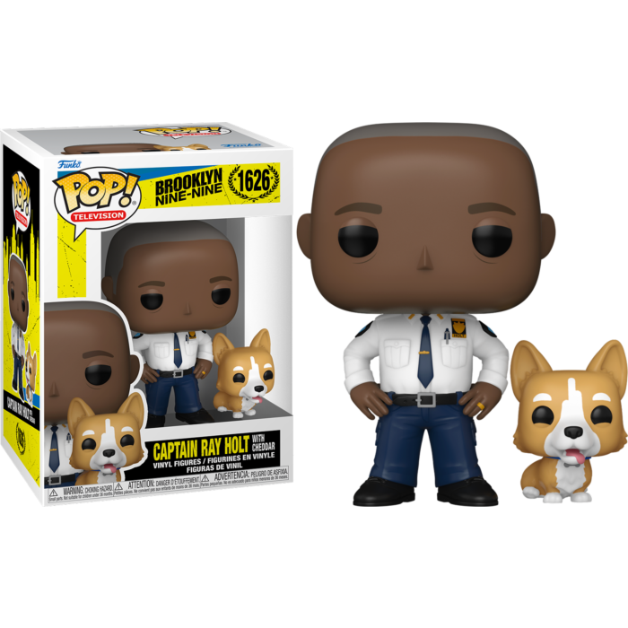 Funko Pop! Brooklyn Nine-Nine - Captain Raymond Holt with Cheddar