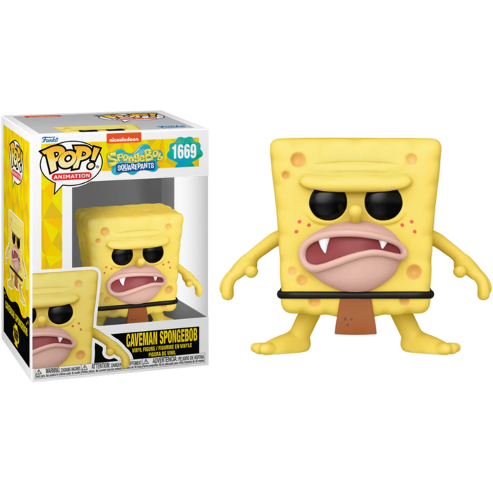 Funko Pop! SpongeBob SquarePants: 25th Anniversary - Caveman SpongeBob