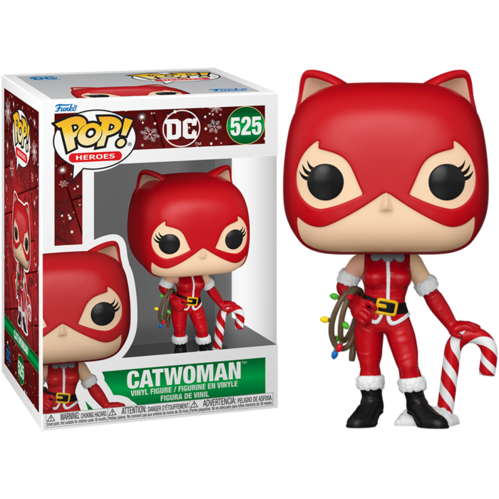 Funko Pop! DC Comics: Batman - Catwoman with Candy Cane Holiday